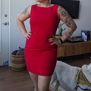 Loft Mod Shift Mini Dress with Pockets